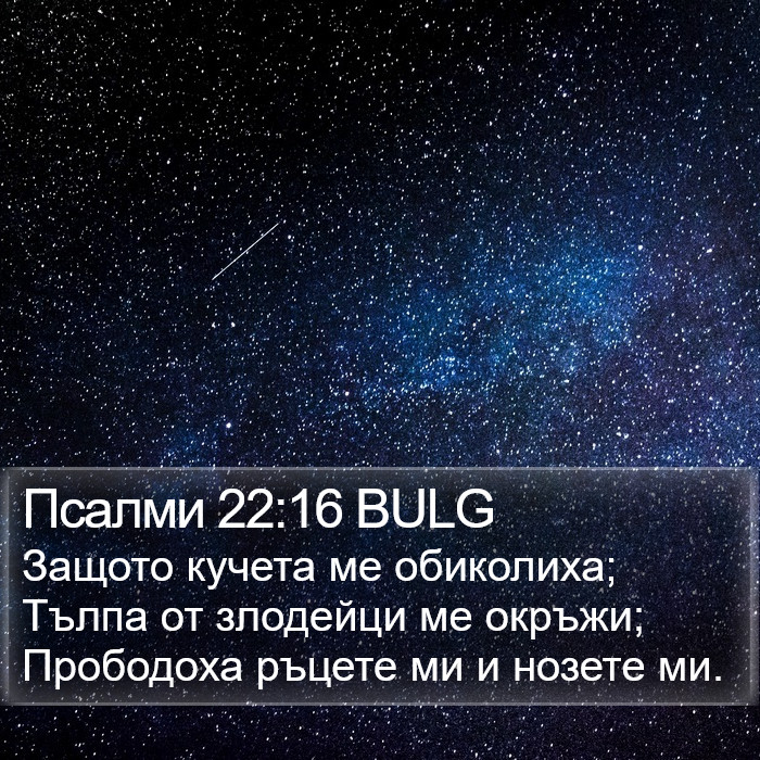 Псалми 22:16 BULG Bible Study