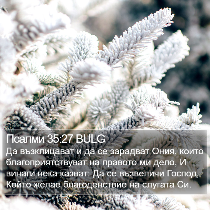 Псалми 35:27 BULG Bible Study