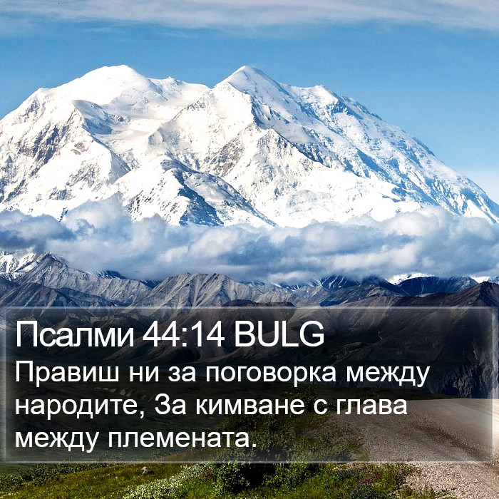 Псалми 44:14 BULG Bible Study