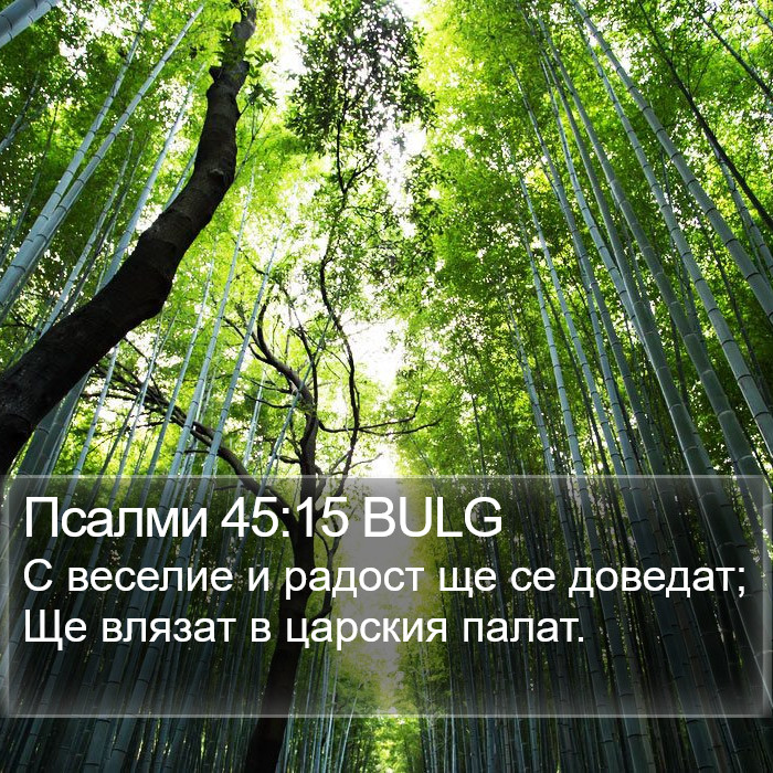 Псалми 45:15 BULG Bible Study