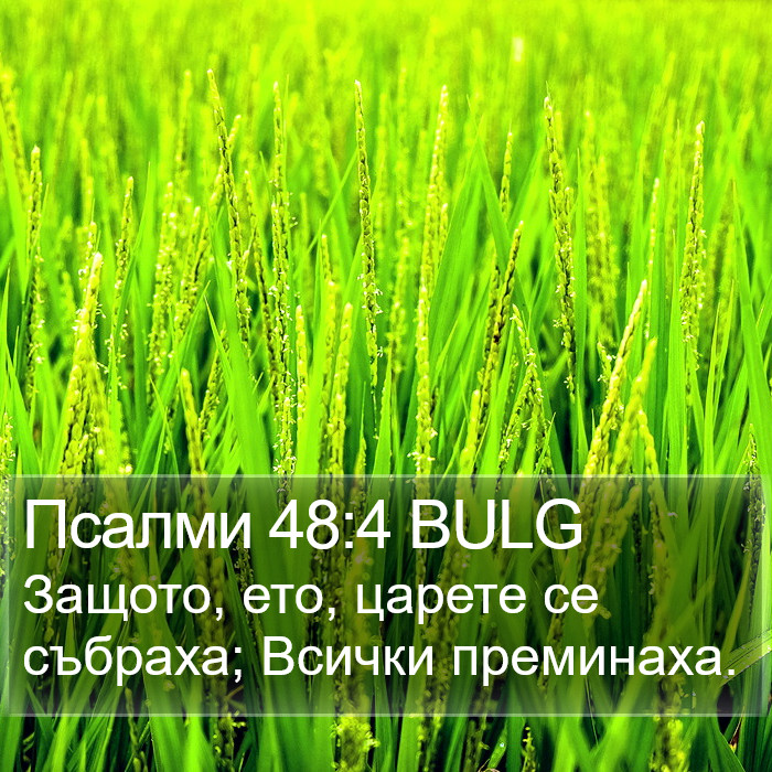 Псалми 48:4 BULG Bible Study