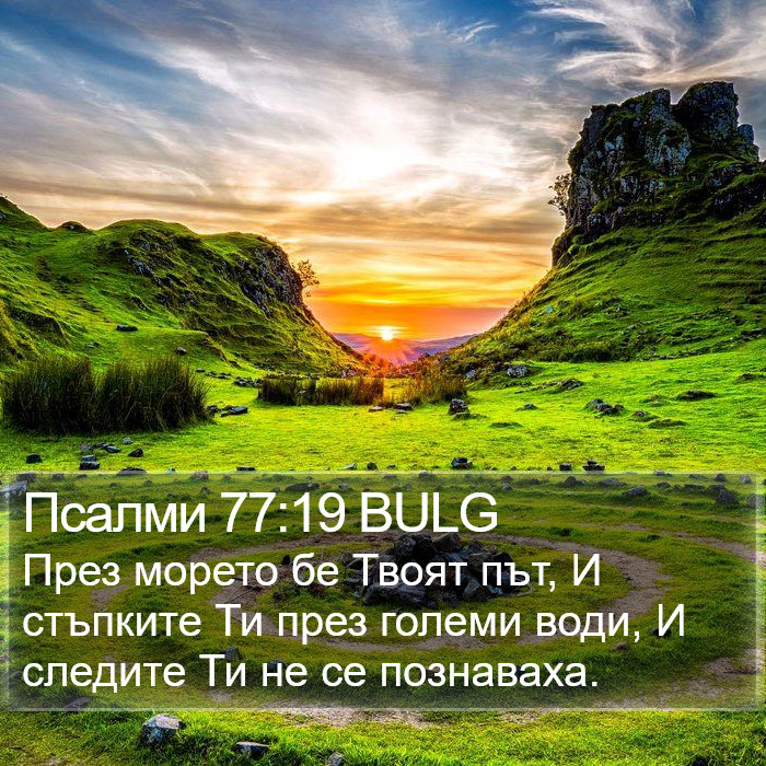 Псалми 77:19 BULG Bible Study