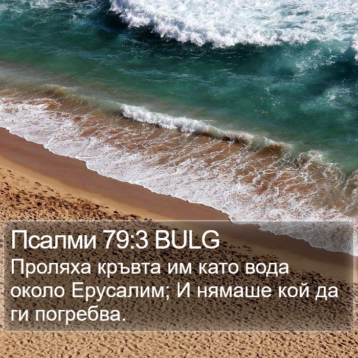 Псалми 79:3 BULG Bible Study