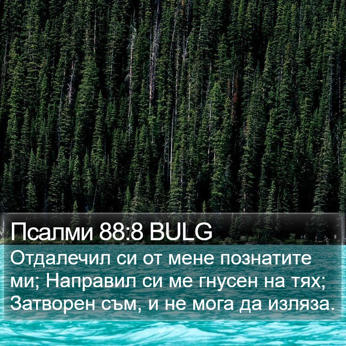 Псалми 88:8 BULG Bible Study