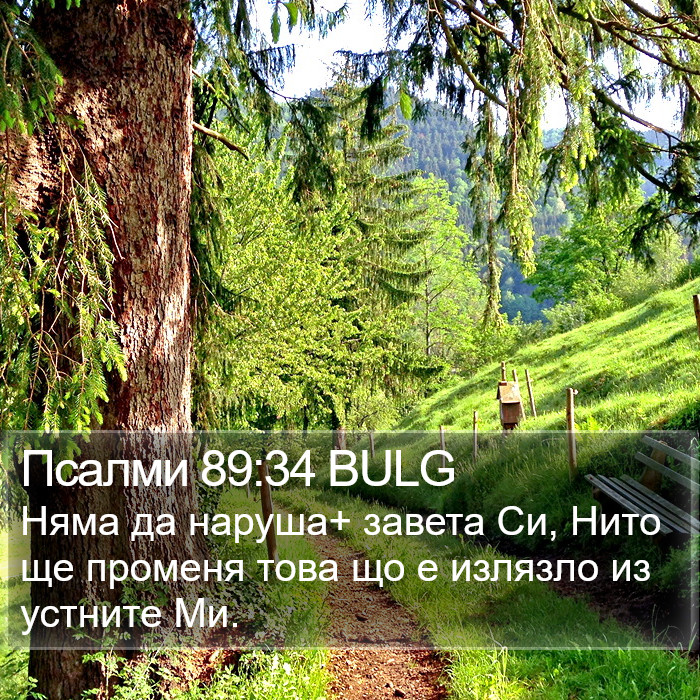 Псалми 89:34 BULG Bible Study