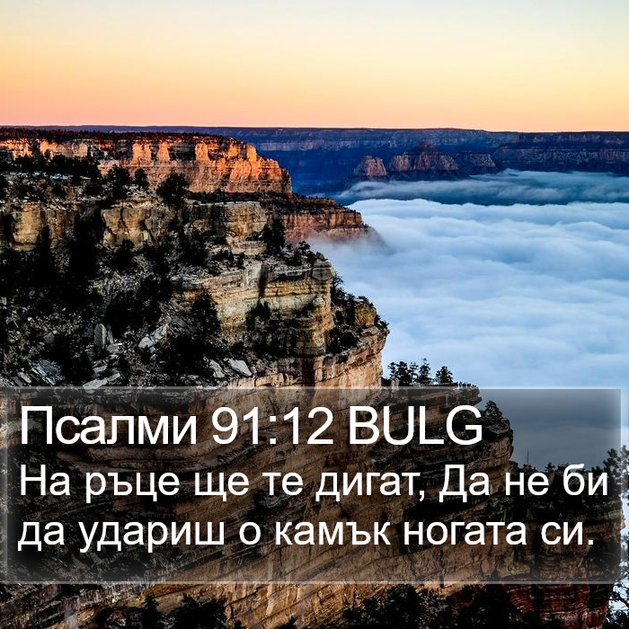 Псалми 91:12 BULG Bible Study