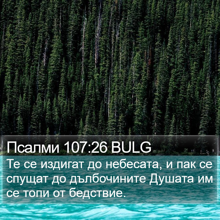 Псалми 107:26 BULG Bible Study