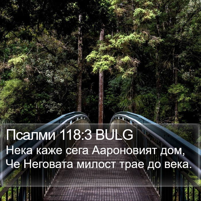 Псалми 118:3 BULG Bible Study