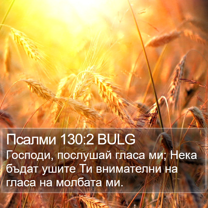 Псалми 130:2 BULG Bible Study