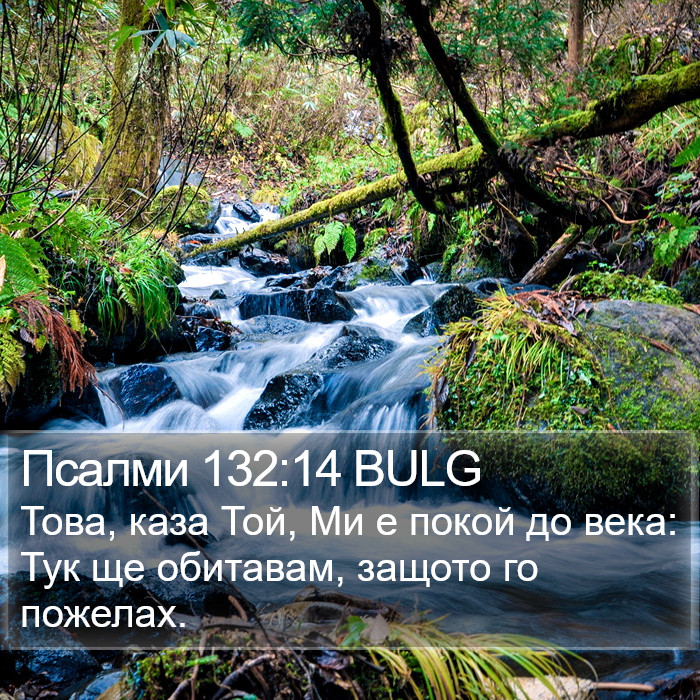 Псалми 132:14 BULG Bible Study