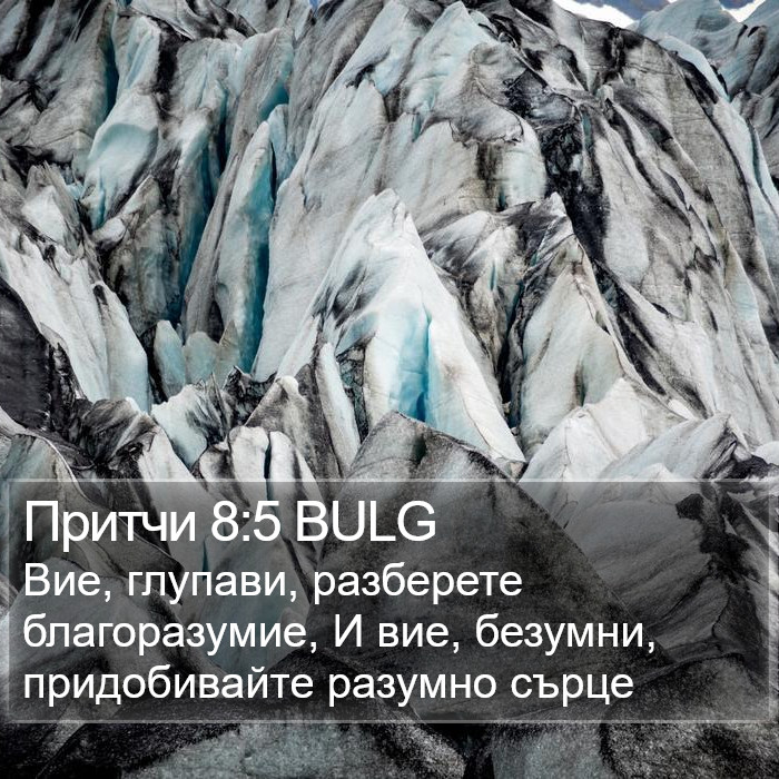 Притчи 8:5 BULG Bible Study