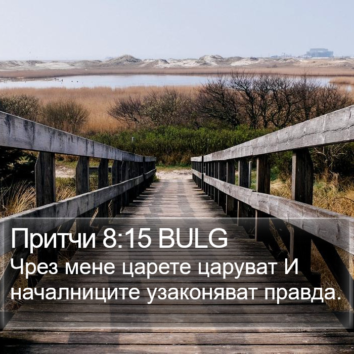 Притчи 8:15 BULG Bible Study