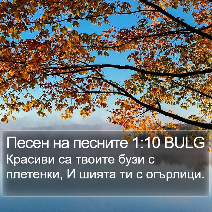 Песен на песните 1:10 BULG Bible Study