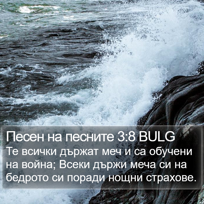 Песен на песните 3:8 BULG Bible Study