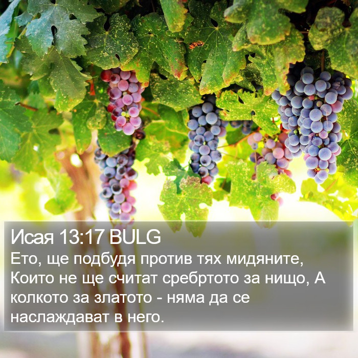 Исая 13:17 BULG Bible Study