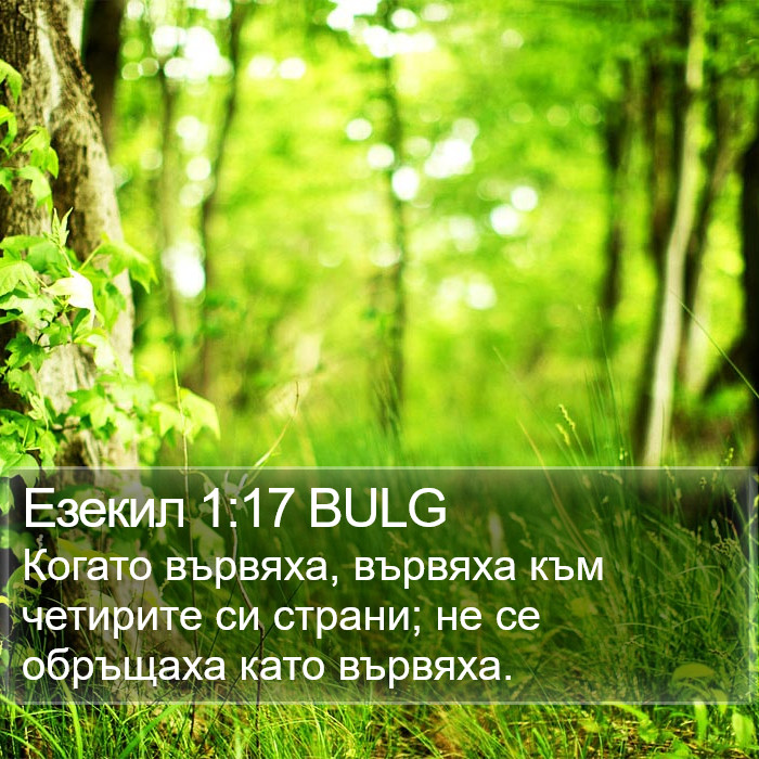 Езекил 1:17 BULG Bible Study