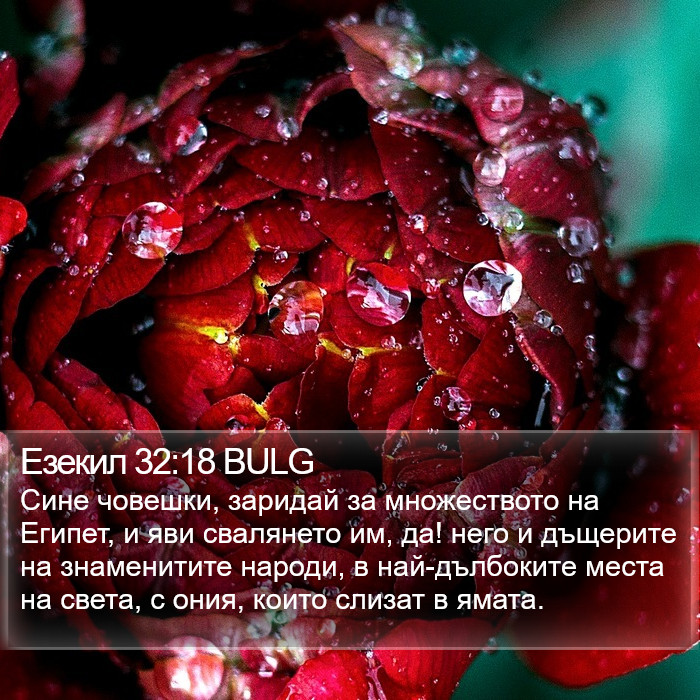 Езекил 32:18 BULG Bible Study