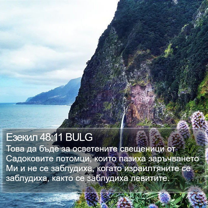 Езекил 48:11 BULG Bible Study