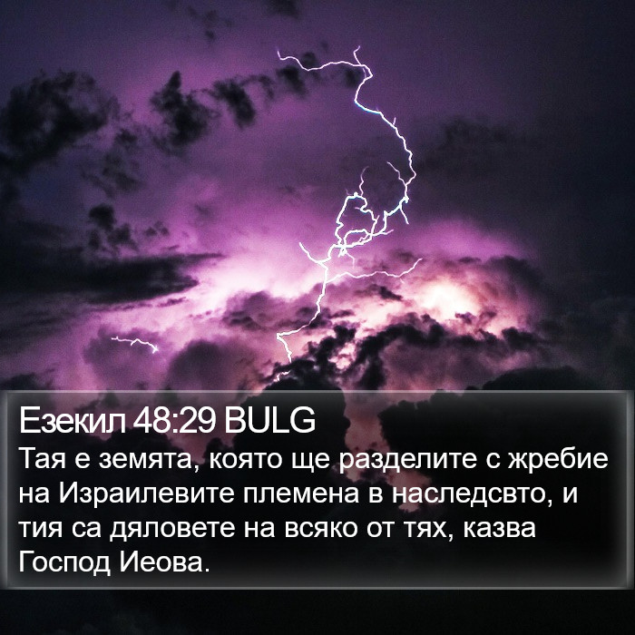 Езекил 48:29 BULG Bible Study