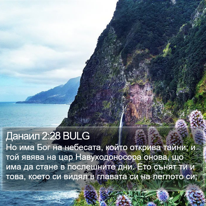 Данаил 2:28 BULG Bible Study