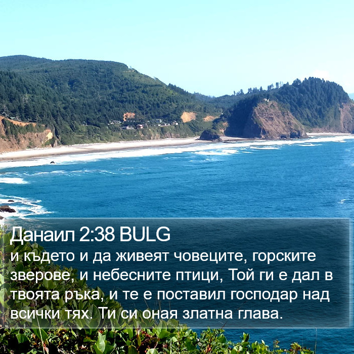 Данаил 2:38 BULG Bible Study