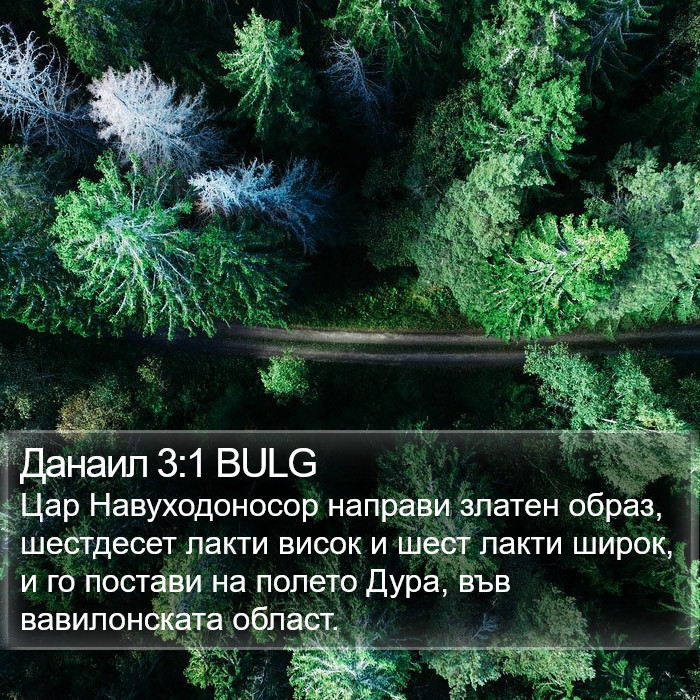 Данаил 3:1 BULG Bible Study