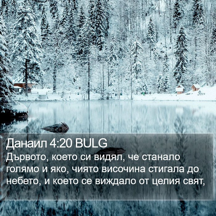 Данаил 4:20 BULG Bible Study