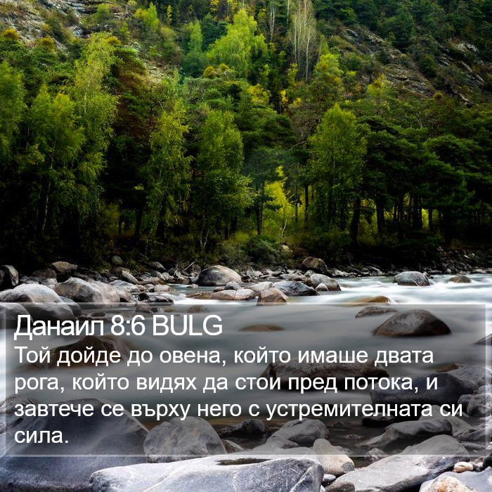 Данаил 8:6 BULG Bible Study
