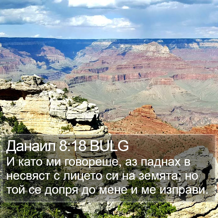 Данаил 8:18 BULG Bible Study