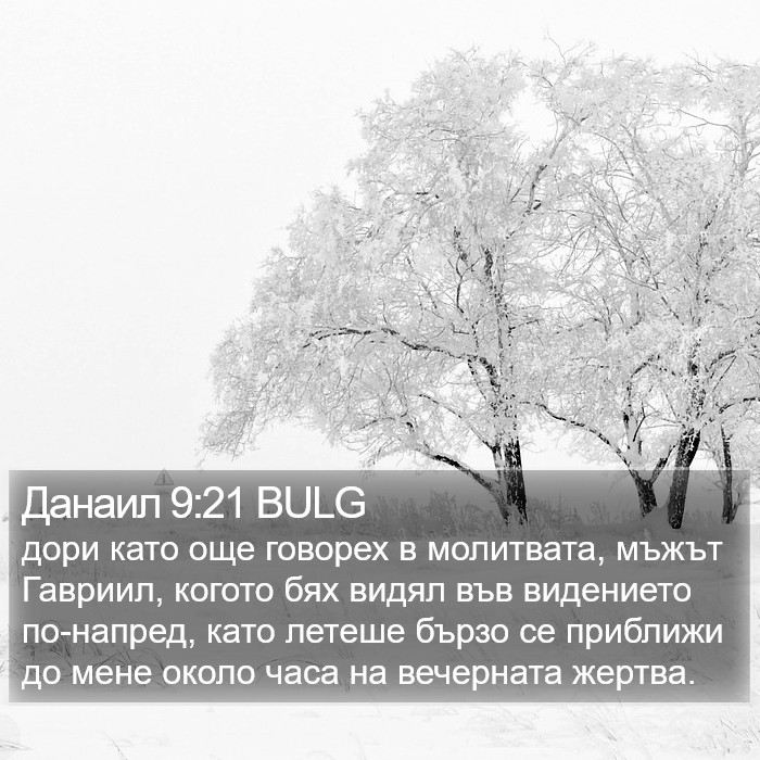 Данаил 9:21 BULG Bible Study