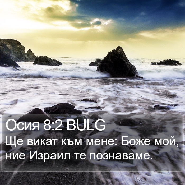 Осия 8:2 BULG Bible Study