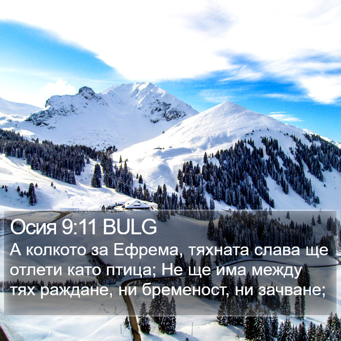 Осия 9:11 BULG Bible Study