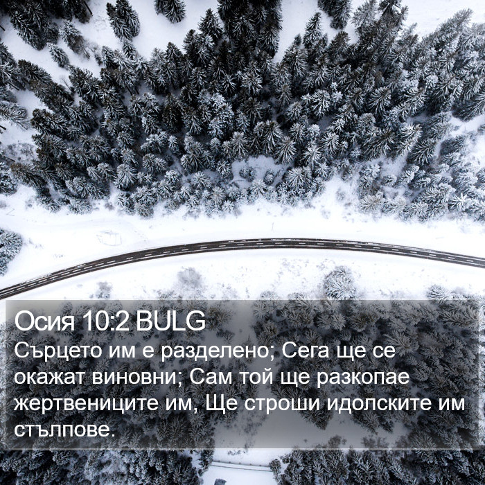 Осия 10:2 BULG Bible Study