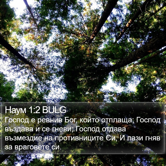 Наум 1:2 BULG Bible Study