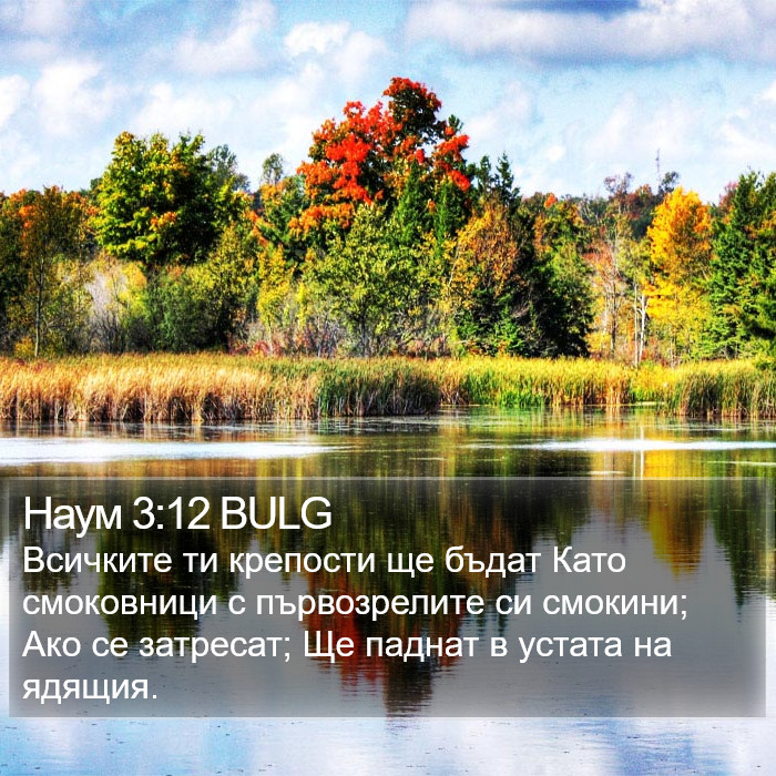 Наум 3:12 BULG Bible Study