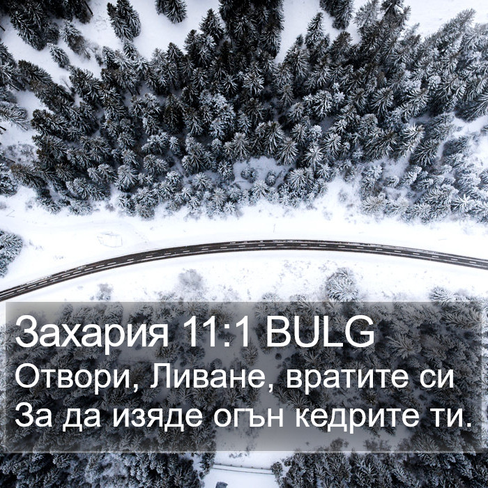 Захария 11:1 BULG Bible Study