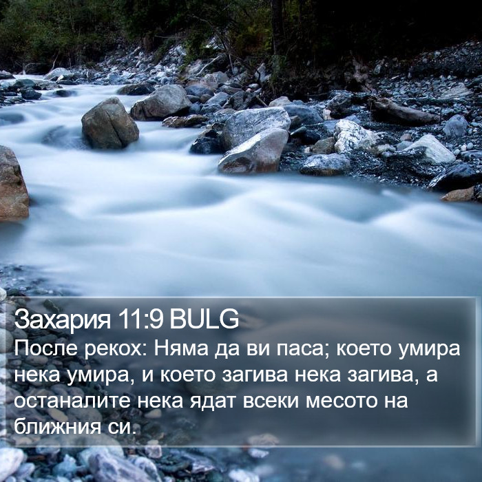 Захария 11:9 BULG Bible Study