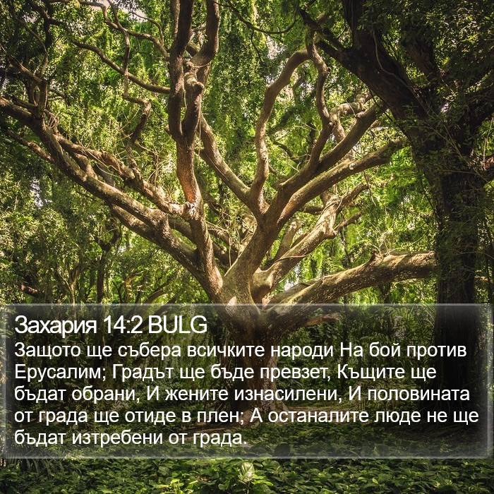 Захария 14:2 BULG Bible Study