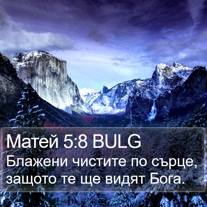 Матей 5:8 BULG Bible Study