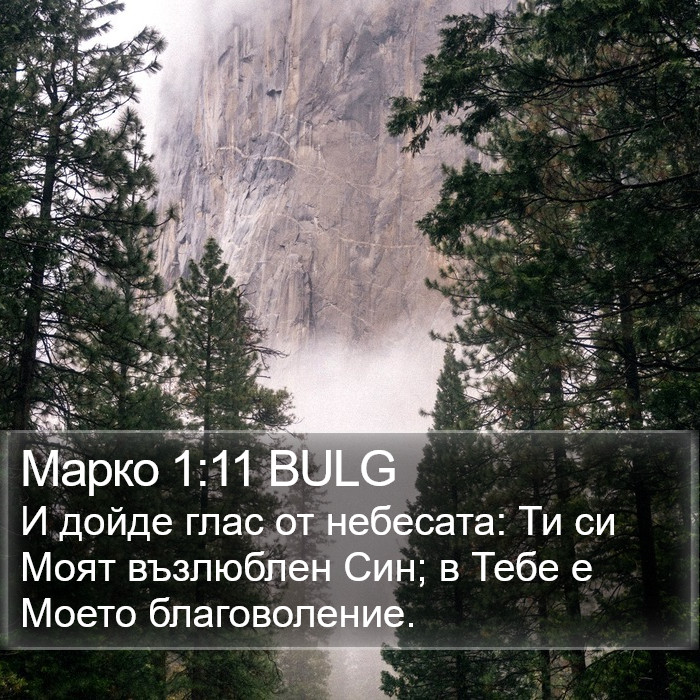 Марко 1:11 BULG Bible Study