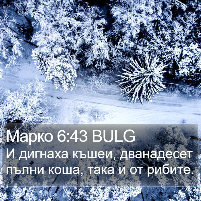 Марко 6:43 BULG Bible Study