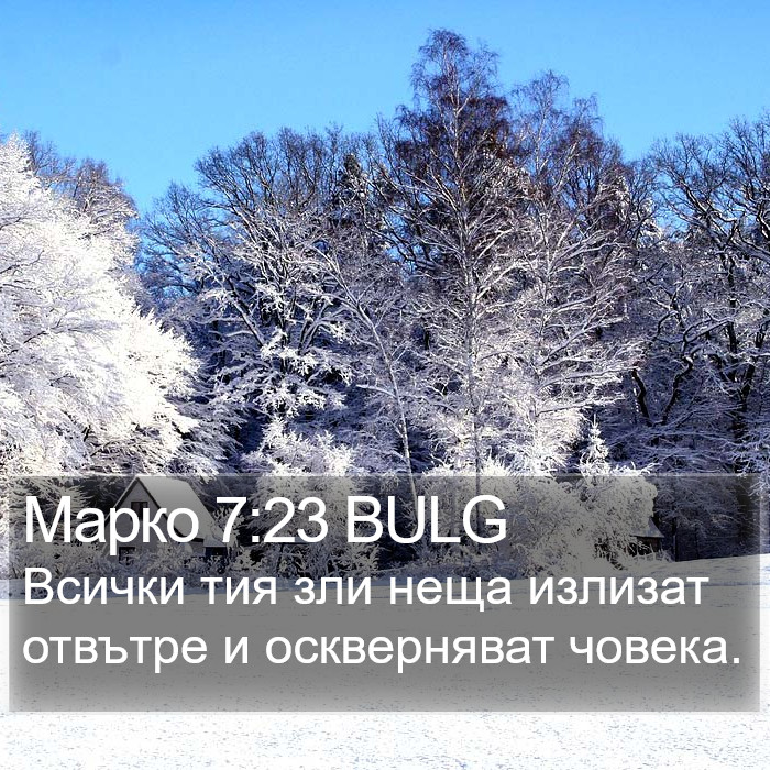 Марко 7:23 BULG Bible Study