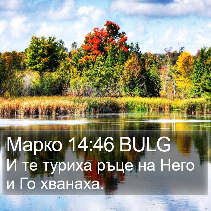 Марко 14:46 BULG Bible Study