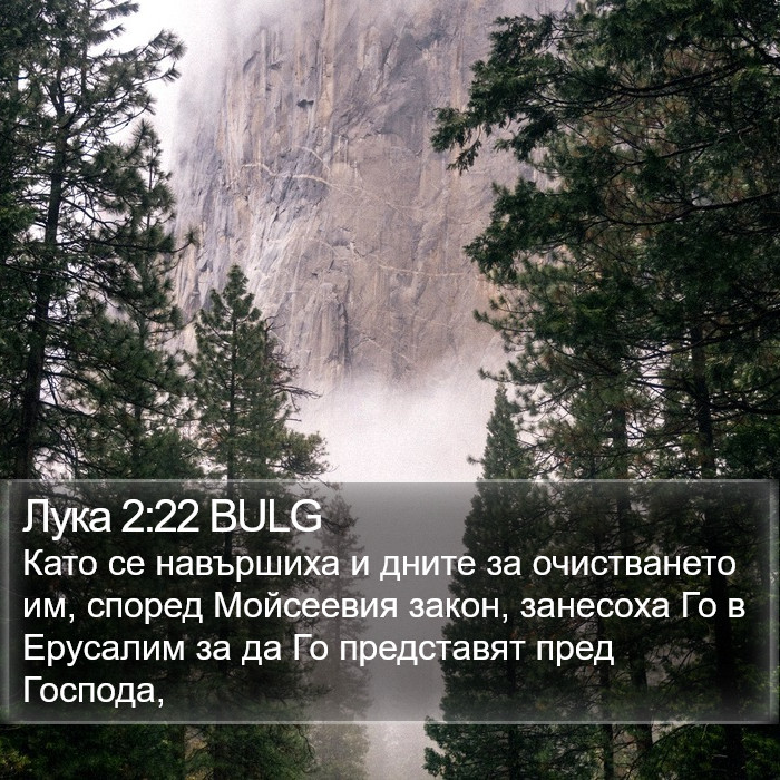 Лука 2:22 BULG Bible Study