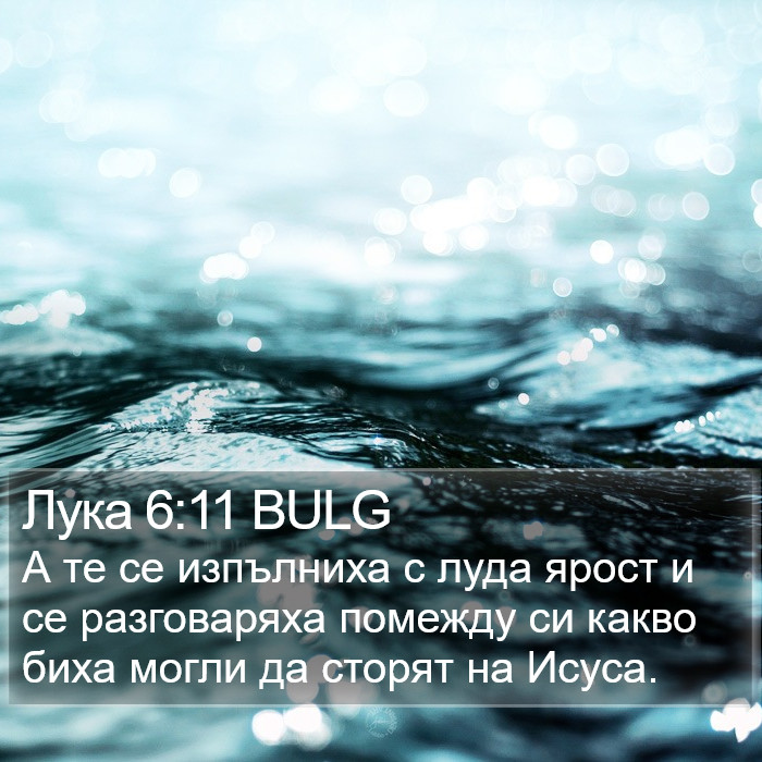 Лука 6:11 BULG Bible Study