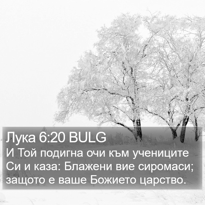 Лука 6:20 BULG Bible Study