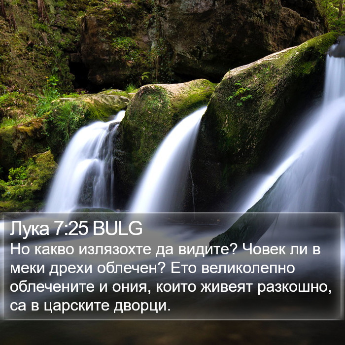 Лука 7:25 BULG Bible Study