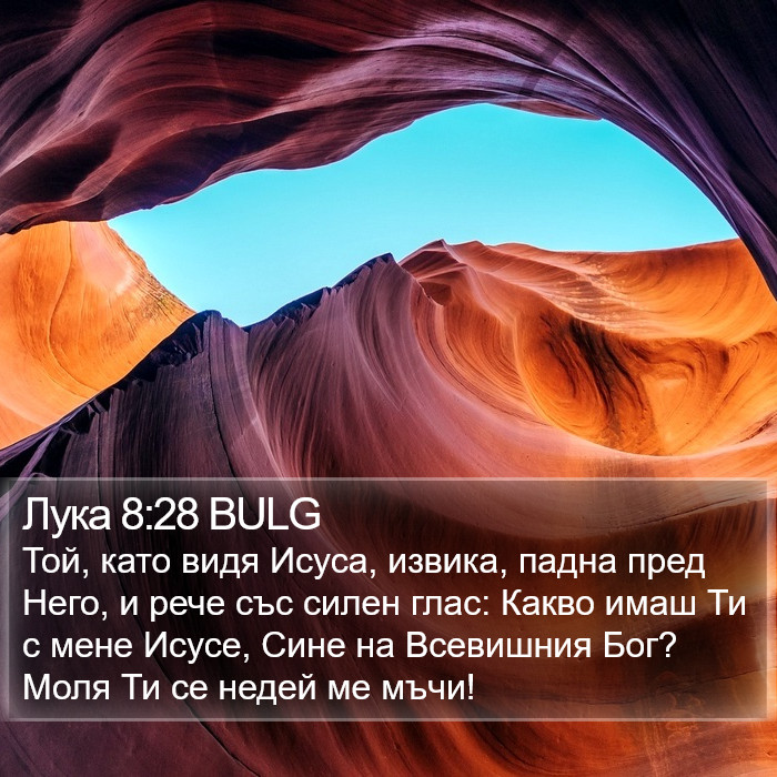 Лука 8:28 BULG Bible Study