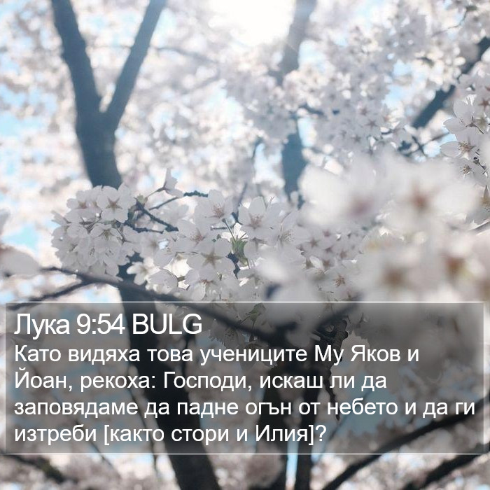 Лука 9:54 BULG Bible Study