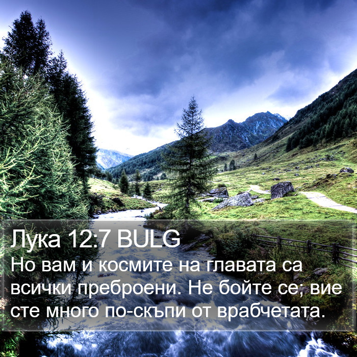 Лука 12:7 BULG Bible Study